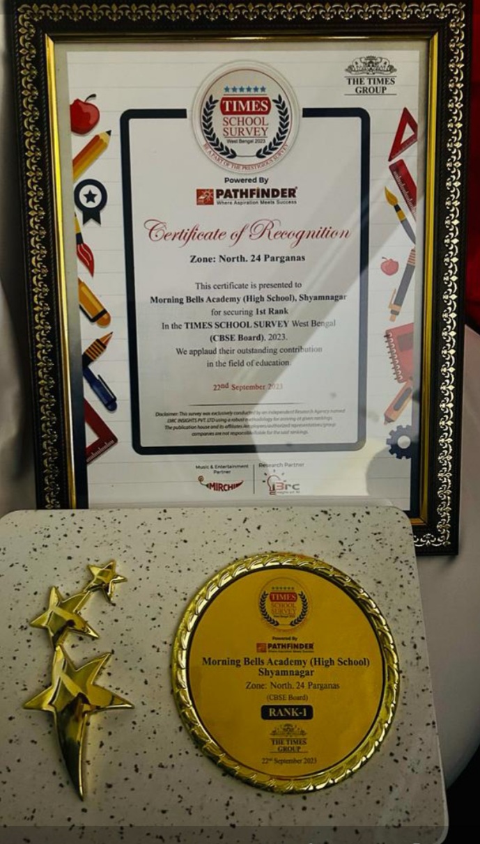 RANK 1                                                                                       "Top of the class in the Times School Survey, a testament to unmatched excellence. "