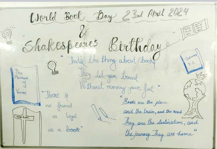 Intertwining the timeless elegance of Shakespeare's legacy  with the boundless realms of Literature on World Book Day