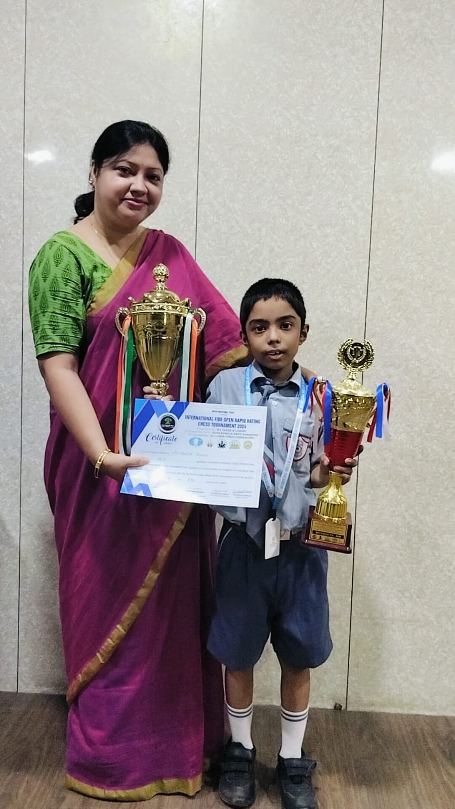 Congratulations to Amitrajit Kundu for successfully claiming his position in the International Fide Open Rapid Rating Chess Tournament! Your achievement is a testament to your skill and determination. May your future be filled with many more victories and extraordinary achievements!