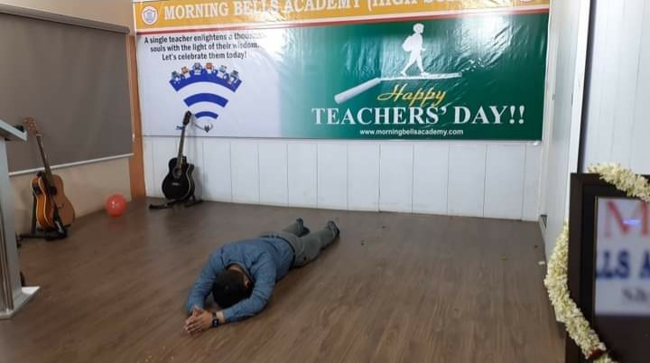 Sashtanga  Dandavat, a spiritual touch by the Chairperson Sir, Sri Joydeep Sah